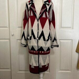 peruvian connection surabaya knit baby alpaca sweater long coat